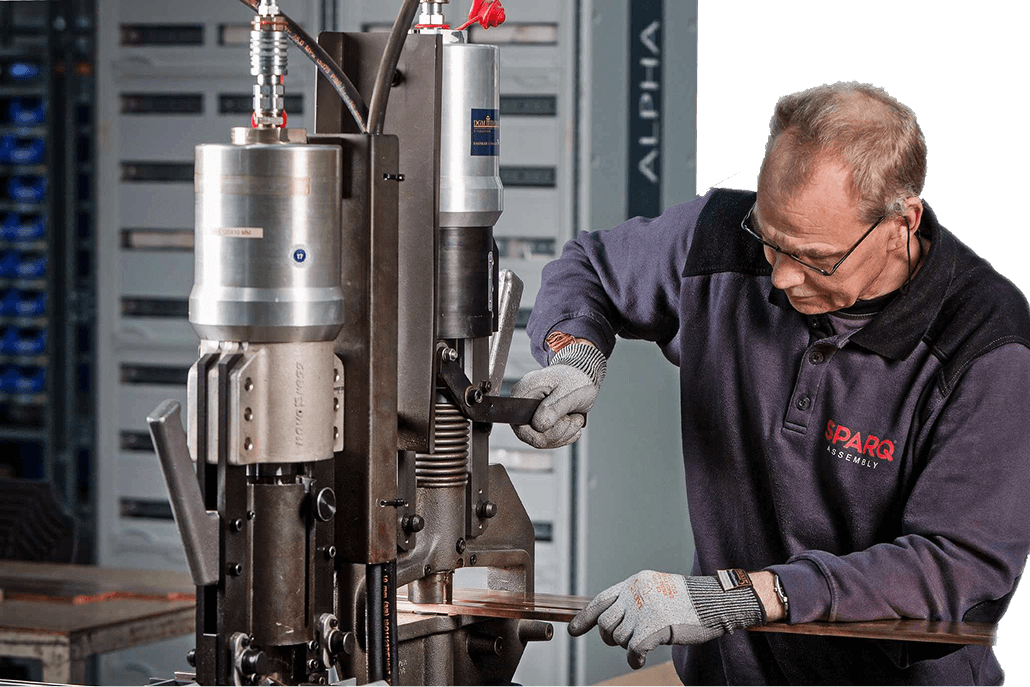 SPARQ-monteur aan het werk