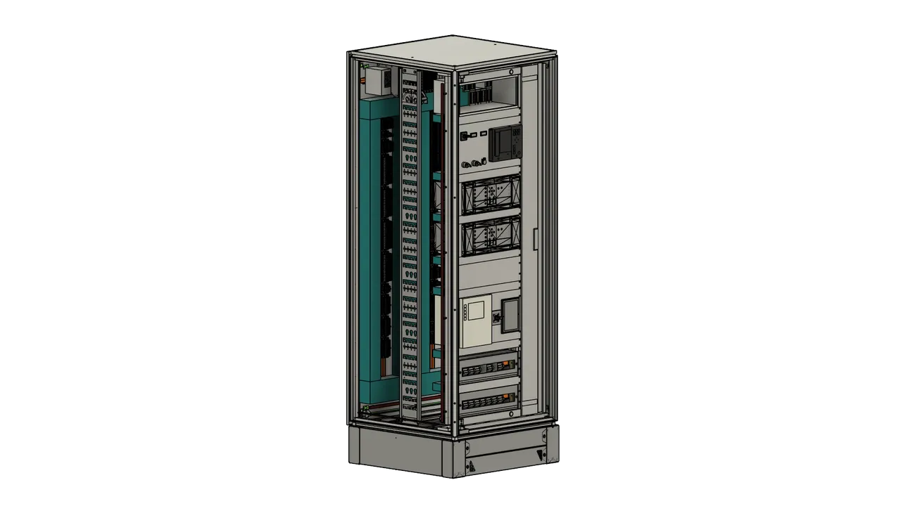 Secundaire- en telecompanelen gebouwd door SPARQ Assembly voor het 110kV hoogspanningsstation Bolsward