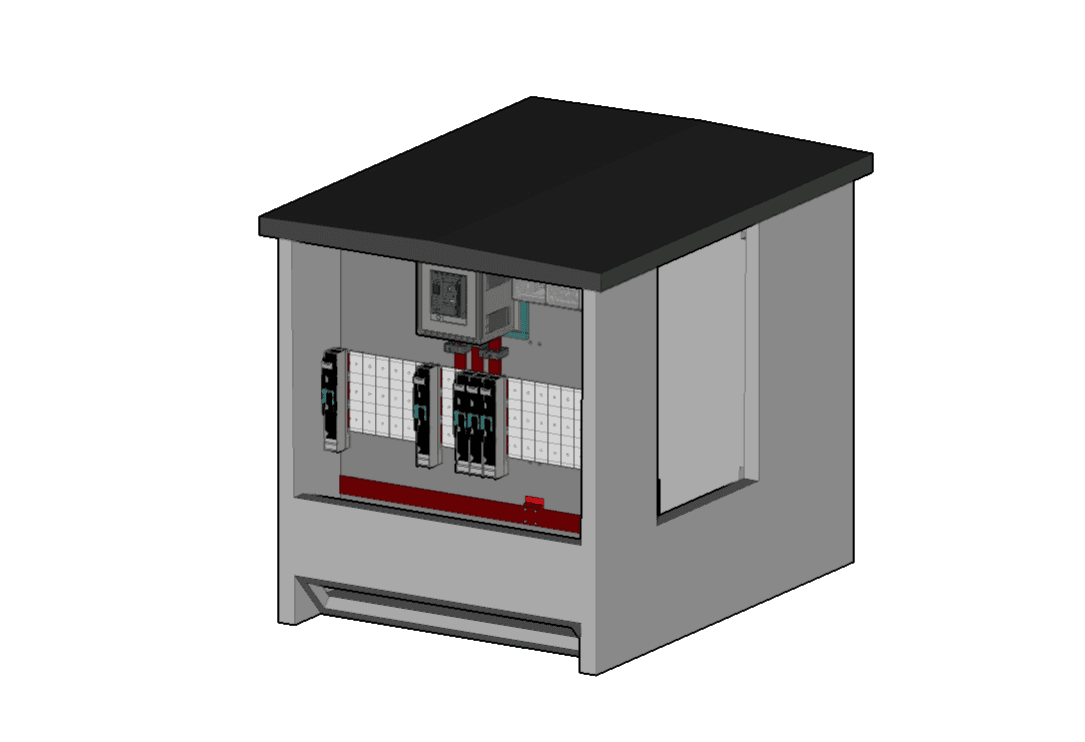 Energieverdeler (LS-rek) gebouwd door SPARQ