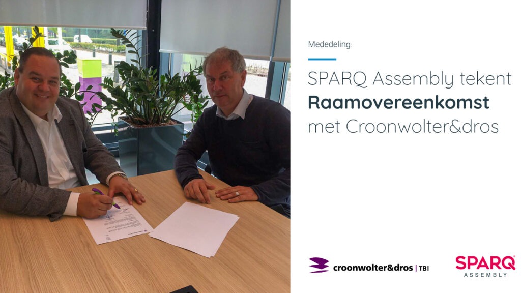 SPARQ tekent raamovereenkomst met Croonwolter&dros